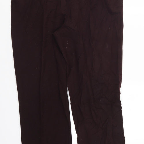Robell Womens Purple   Trousers  Size 14 L29 in
