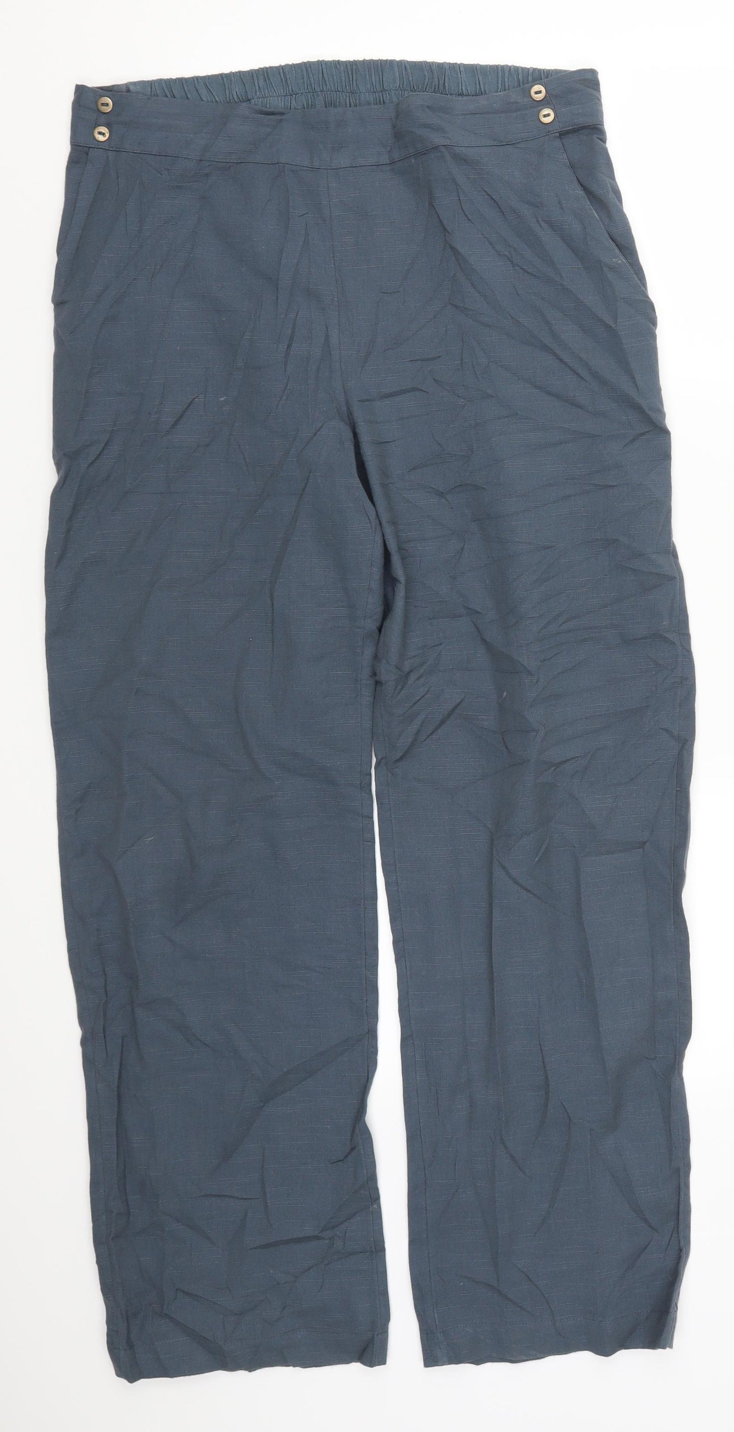 Nomads Womens Blue   Trousers  Size 14 L29 in