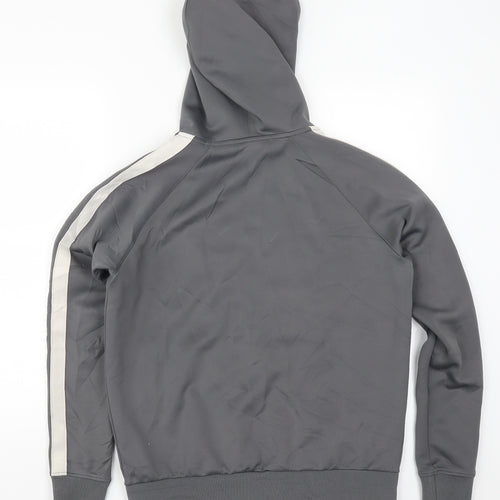Gym King Mens Grey   Full Zip Hoodie Size M