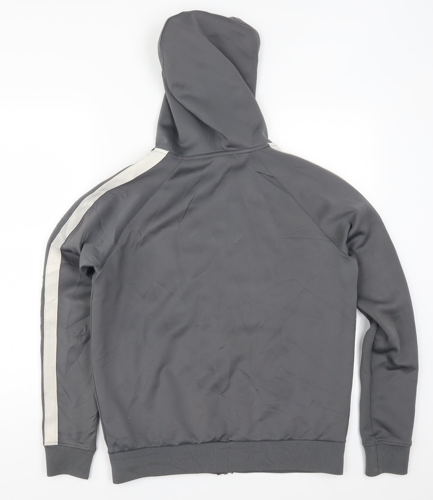 Gym King Mens Grey   Full Zip Hoodie Size M