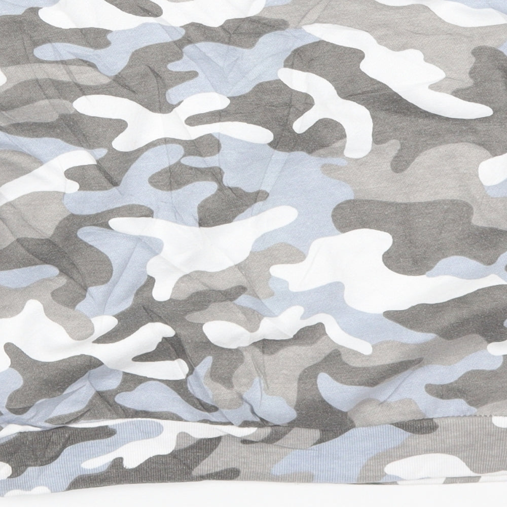 New Look Girls Blue Camouflage  Pullover Sweatshirt Size 12-13 Years  - California