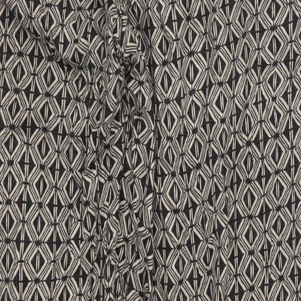 Preworn Womens Brown Geometric  Trousers  Size 30 in L25 in