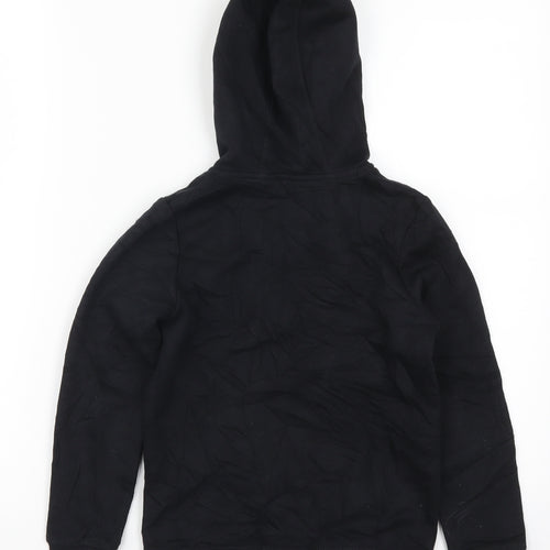 George Boys Black   Full Zip Hoodie Size 7-8 Years