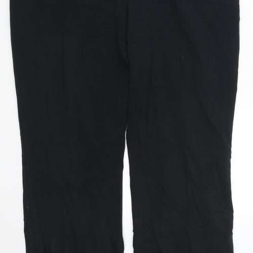 Per Una Womens Black   Trousers  Size 14 L32 in