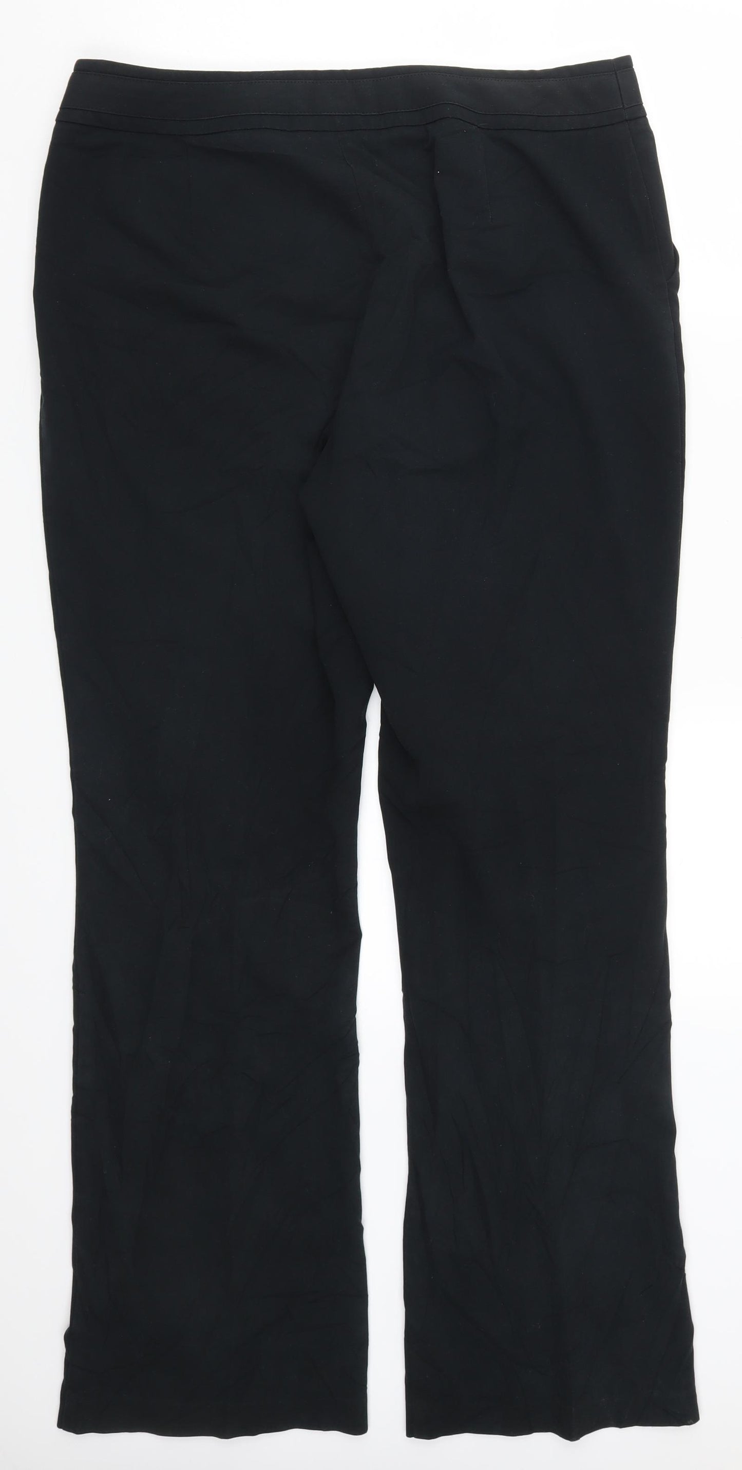 Per Una Womens Black   Trousers  Size 14 L32 in