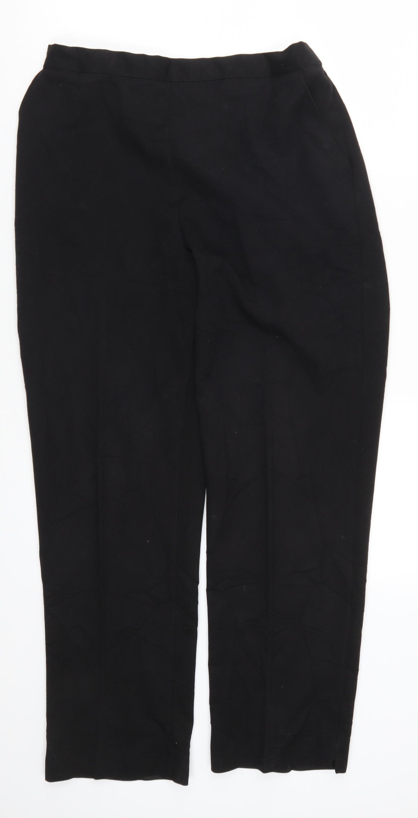 Emma Womens Black   Trousers  Size 32 in L28 in