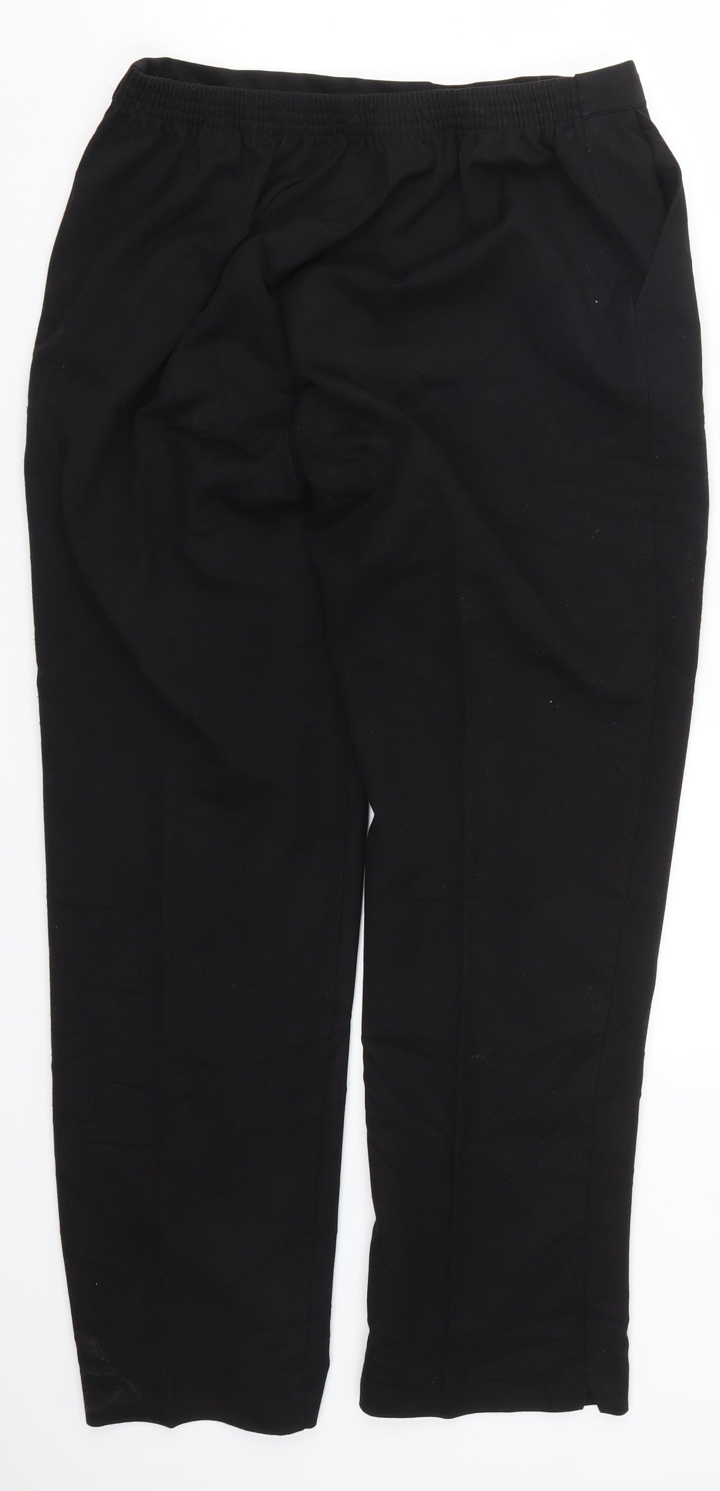 Emma Womens Black   Trousers  Size 32 in L28 in