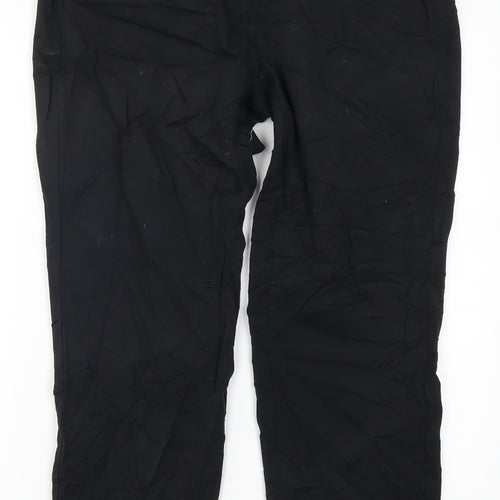 Marks and Spencer Womens Black   Trousers  Size 14 L28 in
