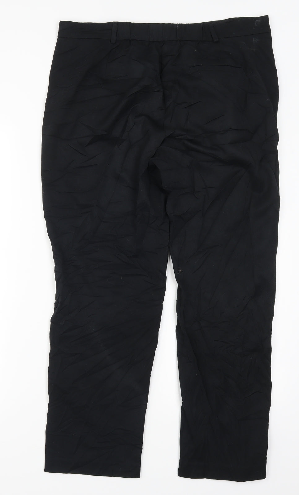 Marks and Spencer Womens Black   Trousers  Size 14 L28 in