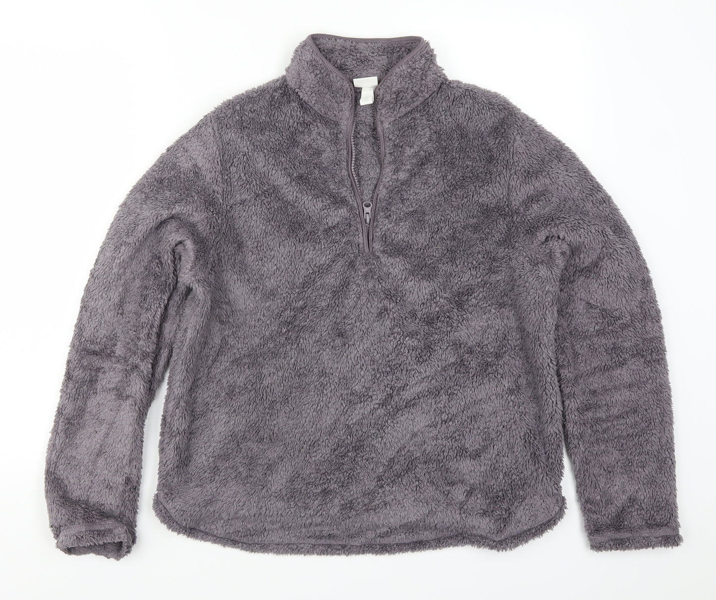 H&M Womens Purple  Fleece Jacket  Size M