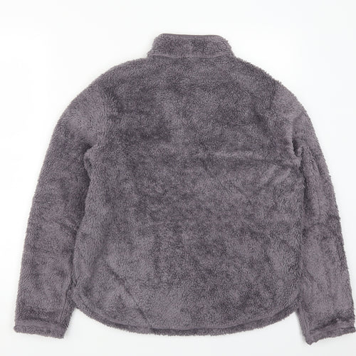 H&M Womens Purple  Fleece Jacket  Size M