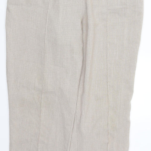Marks and Spencer Womens Beige   Trousers  Size 18 L28 in