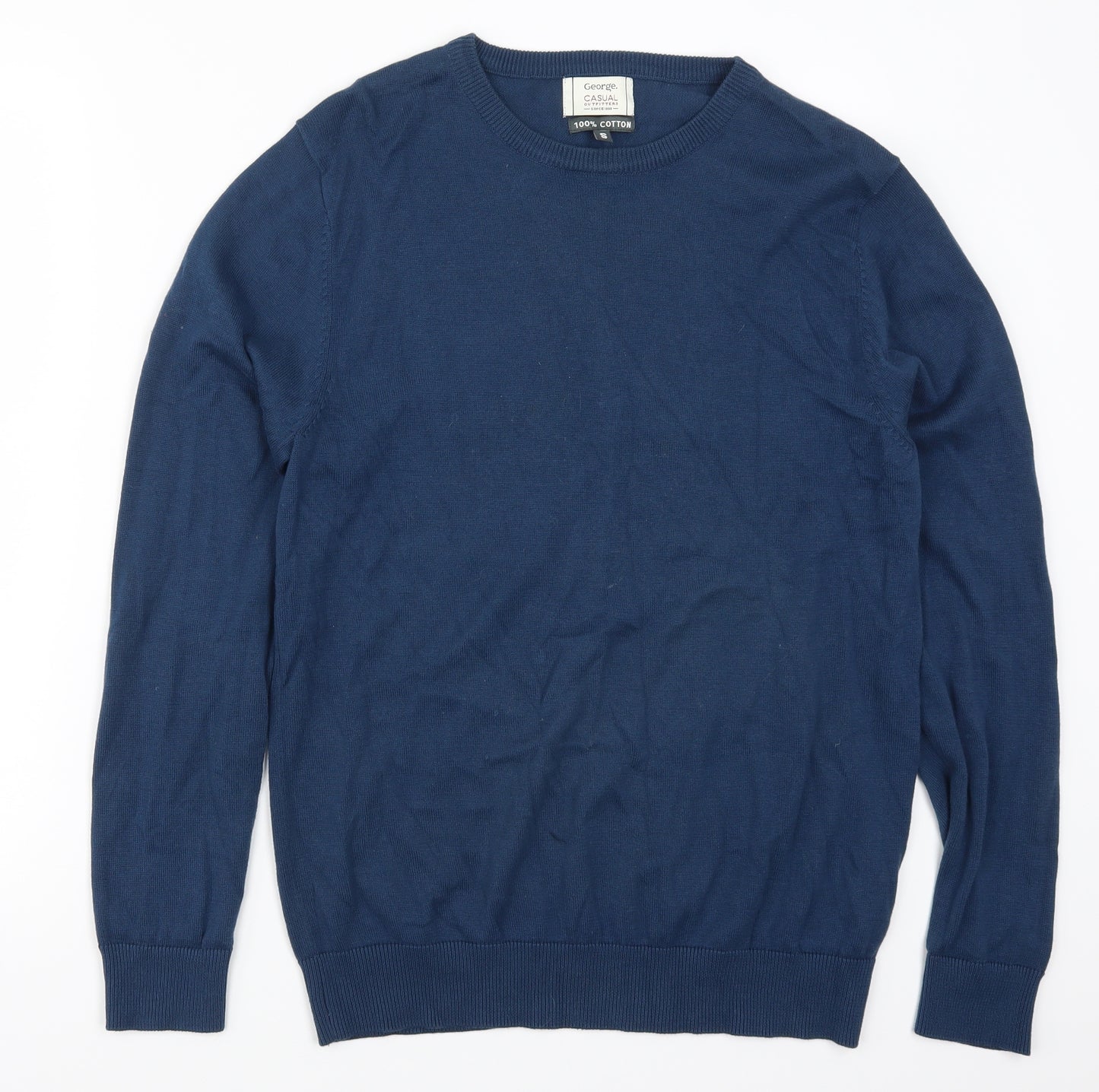 George Mens Blue   Pullover Jumper Size S