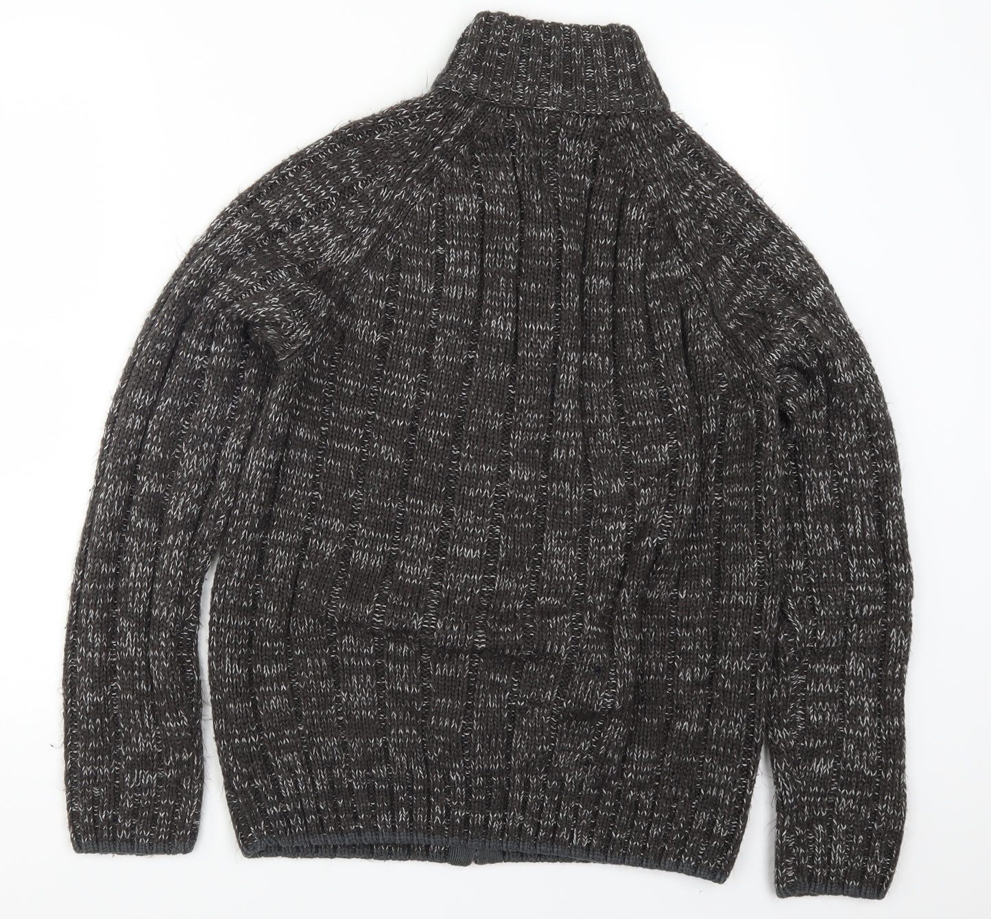 Kensington Mens Grey   Full Zip Jumper Size M