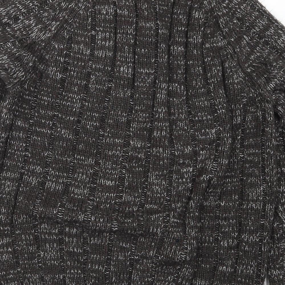 Kensington Mens Grey   Full Zip Jumper Size M