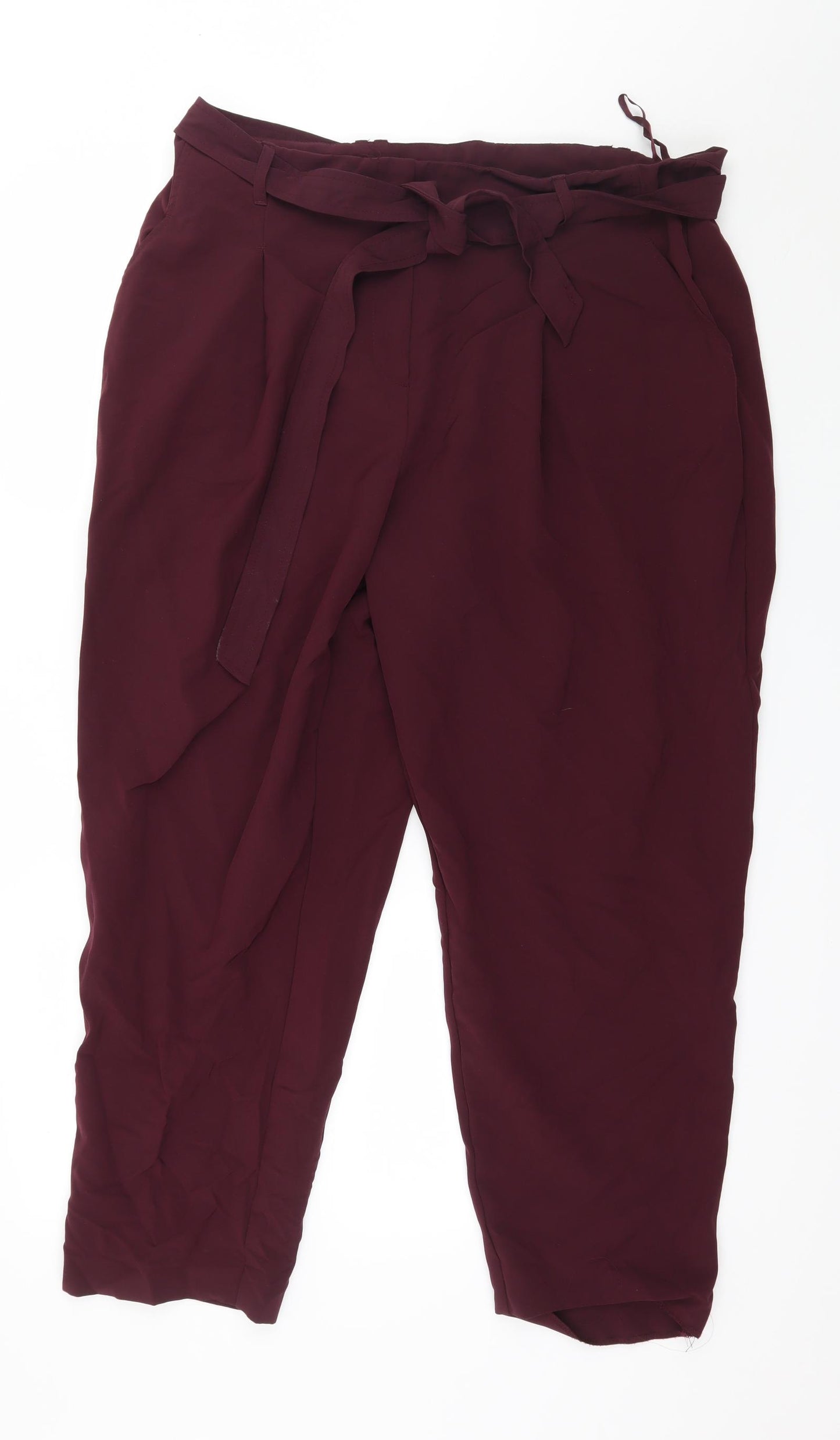 New Look Womens Purple   Trousers  Size 18 L26 in