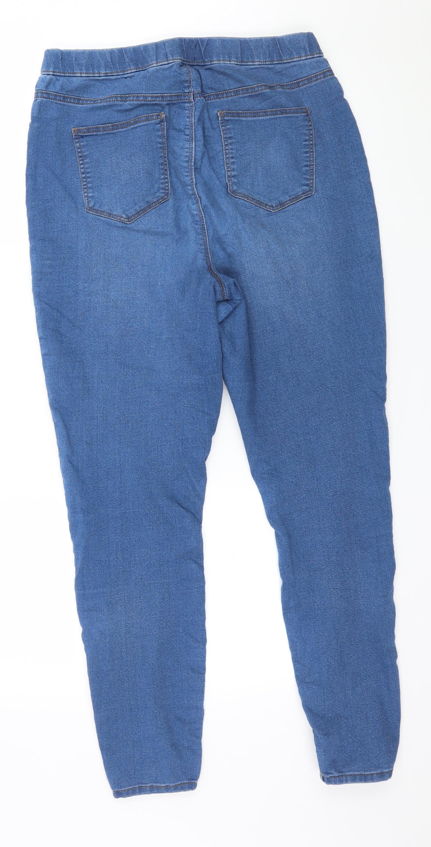 Papaya Womens Blue  Denim Jegging Jeans Size 14 L27 in