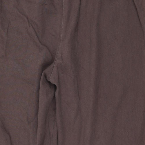 Classics Womens Brown   Cropped Trousers Size 36 in L21 in