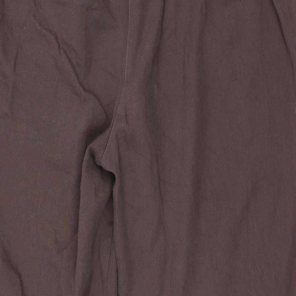 Classics Womens Brown   Cropped Trousers Size 36 in L21 in