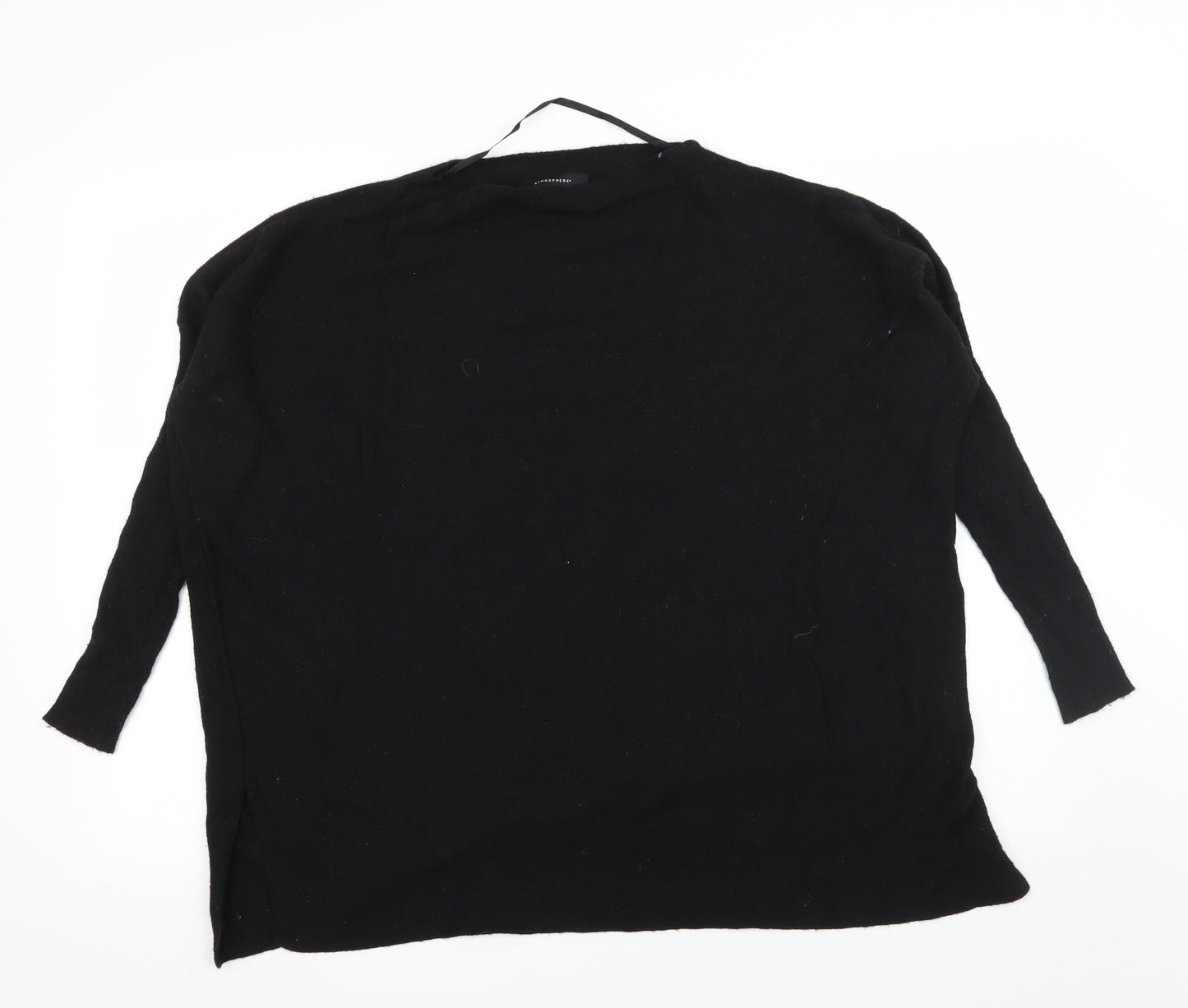 Atmosphere Womens Black  Knit Pullover Jumper Size 8