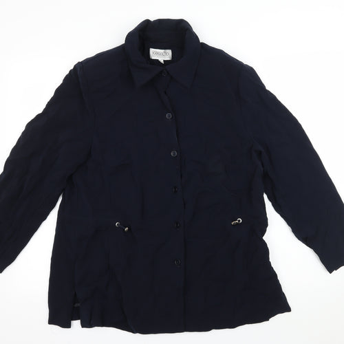 Gold Womens Blue   Jacket  Size 18