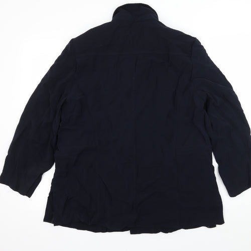 Gold Womens Blue   Jacket  Size 18