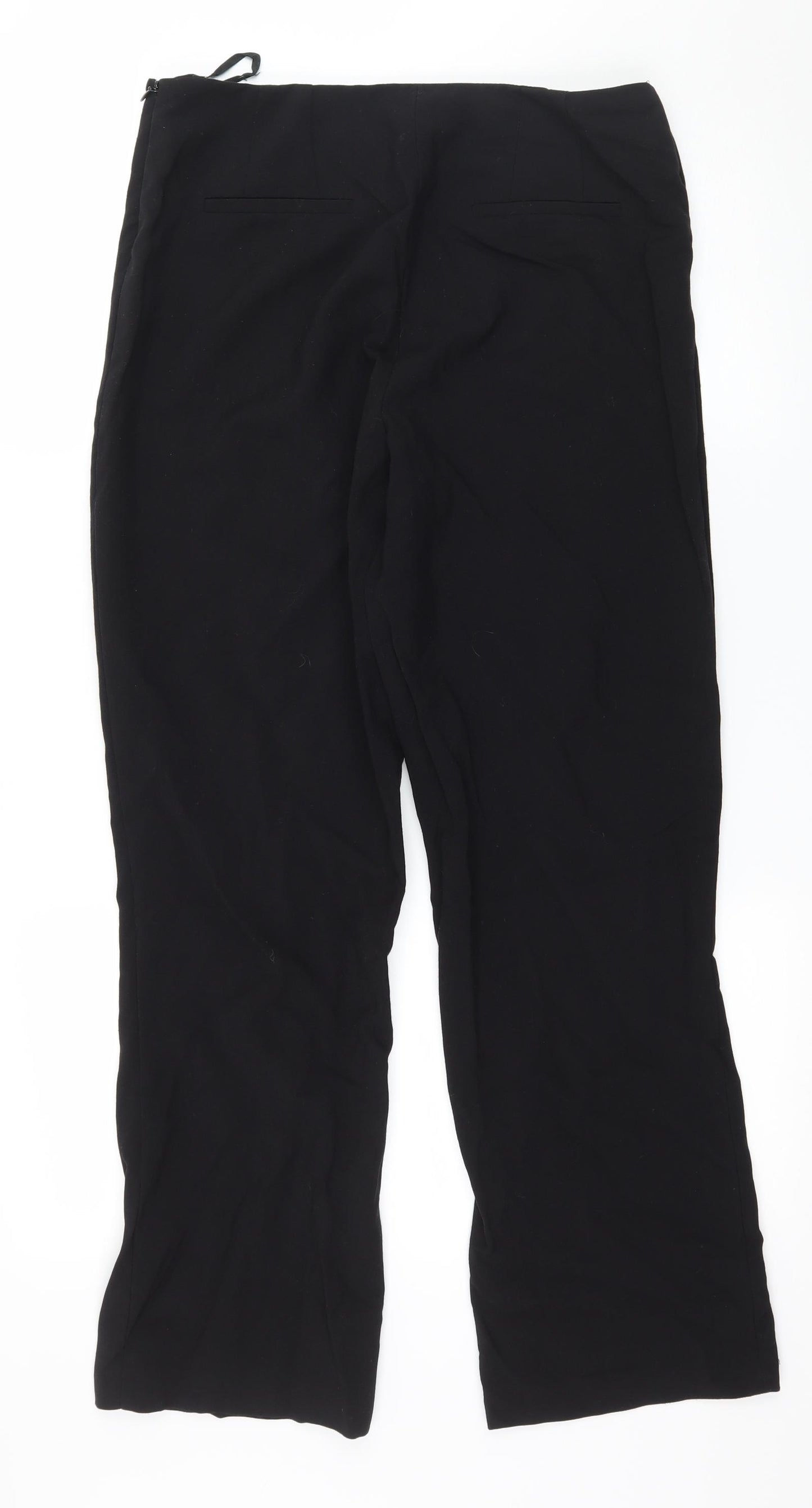 Debenhams Womens Black   Trousers  Size 12 L28 in