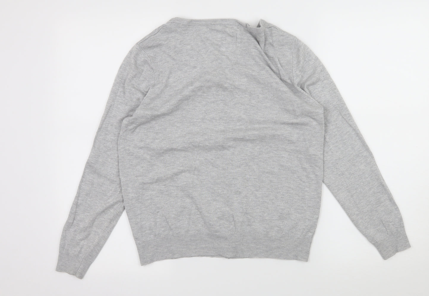 George Womens Grey  Knit Cardigan Jumper Size 14