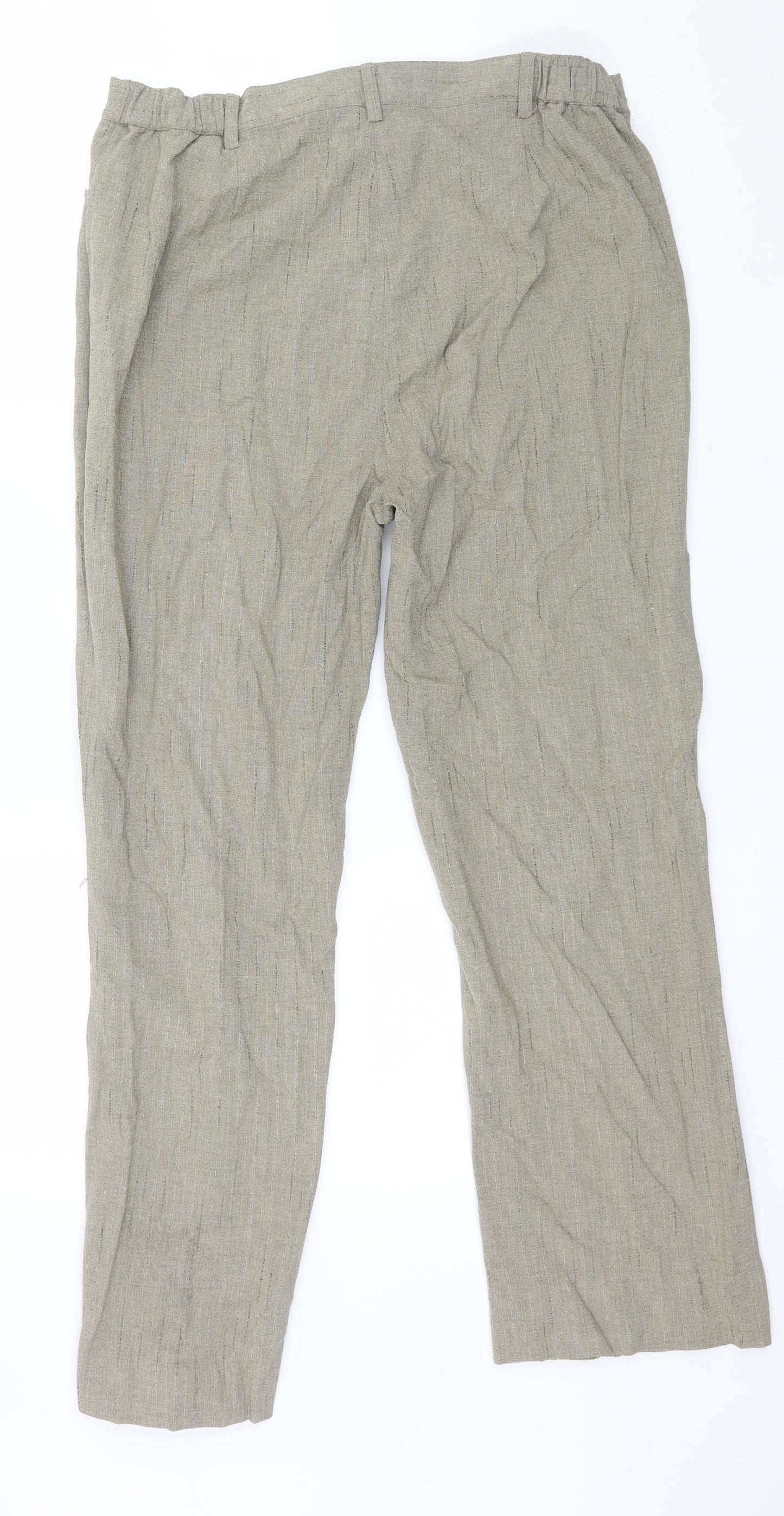 Alexava Womens Brown   Trousers  Size 14 L27 in