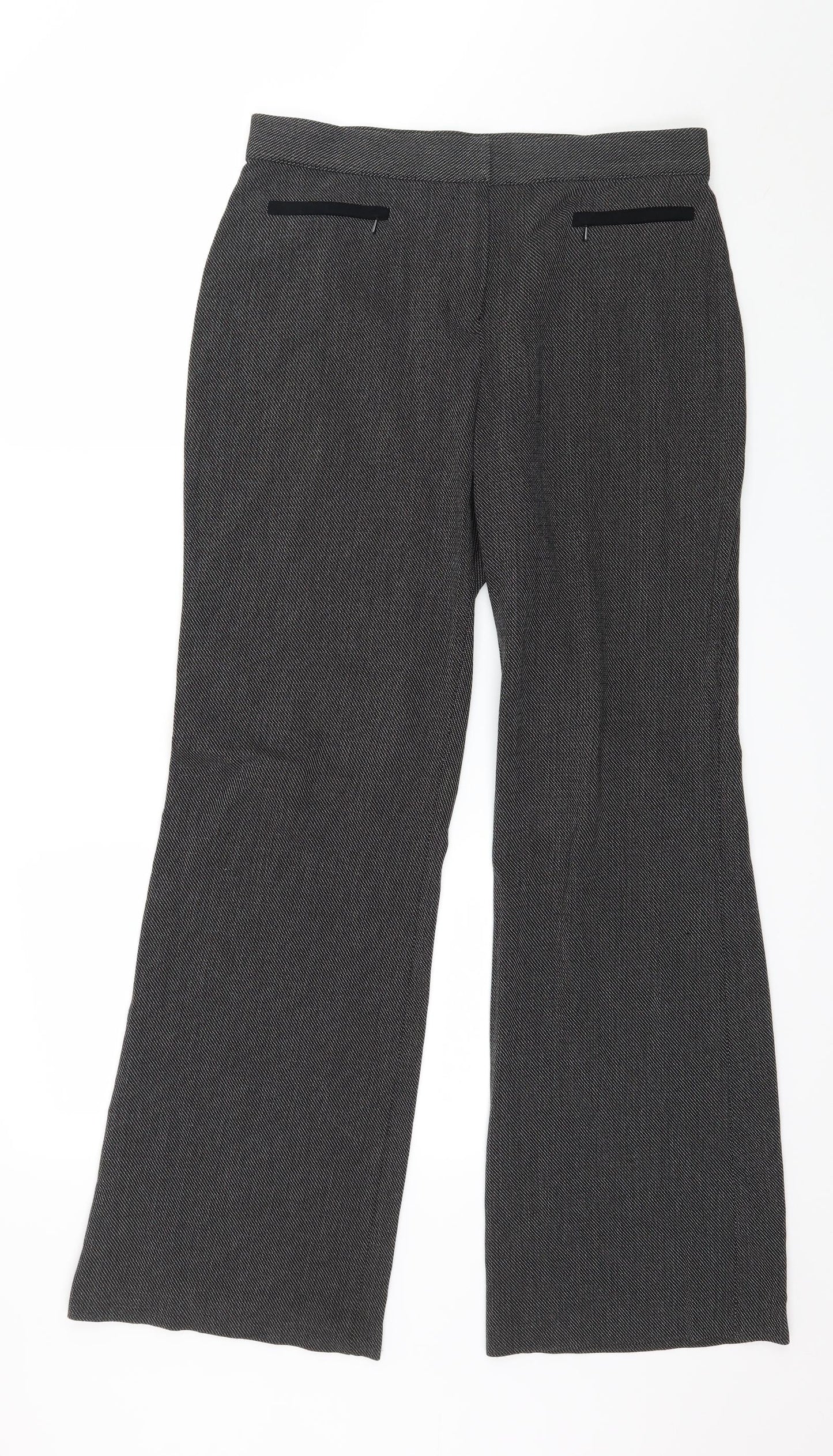 Marks and Spencer Womens Grey   Trousers  Size 12 L30 in