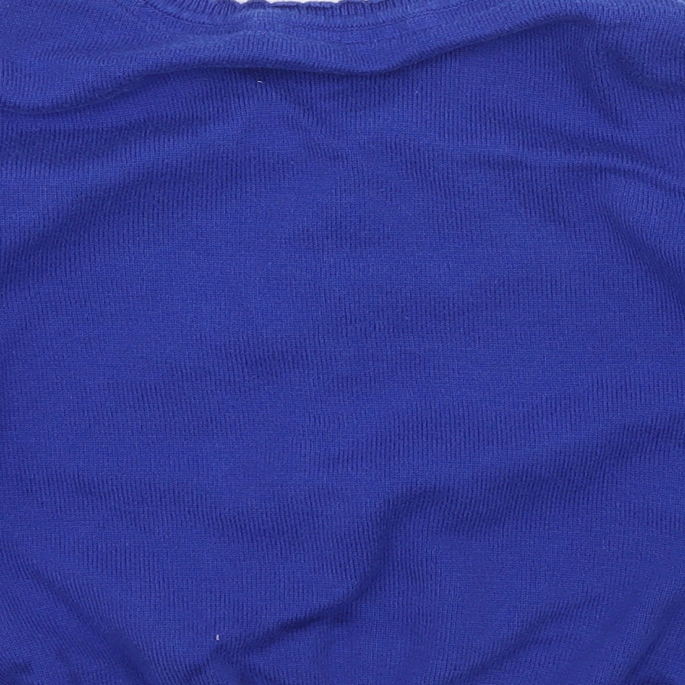 TU Girls Blue  Knit Cardigan Jumper Size 6 Years