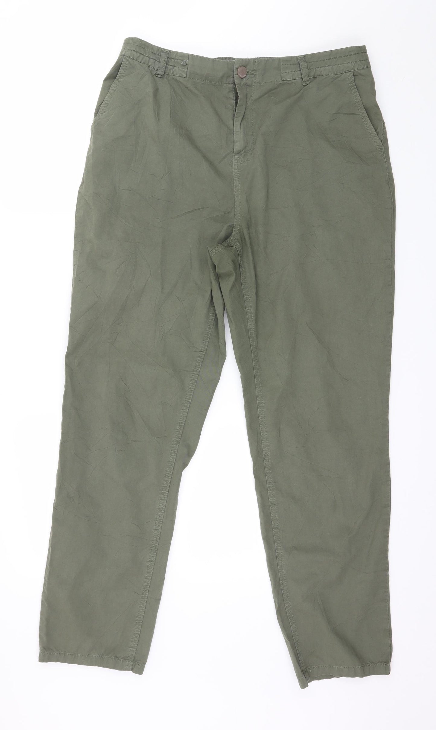 JD Williams Womens Green   Trousers  Size 14 L28 in
