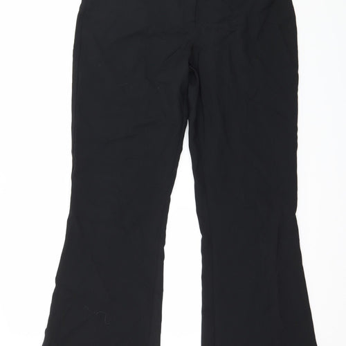 Inline Womens Black   Trousers  Size 10 L28 in