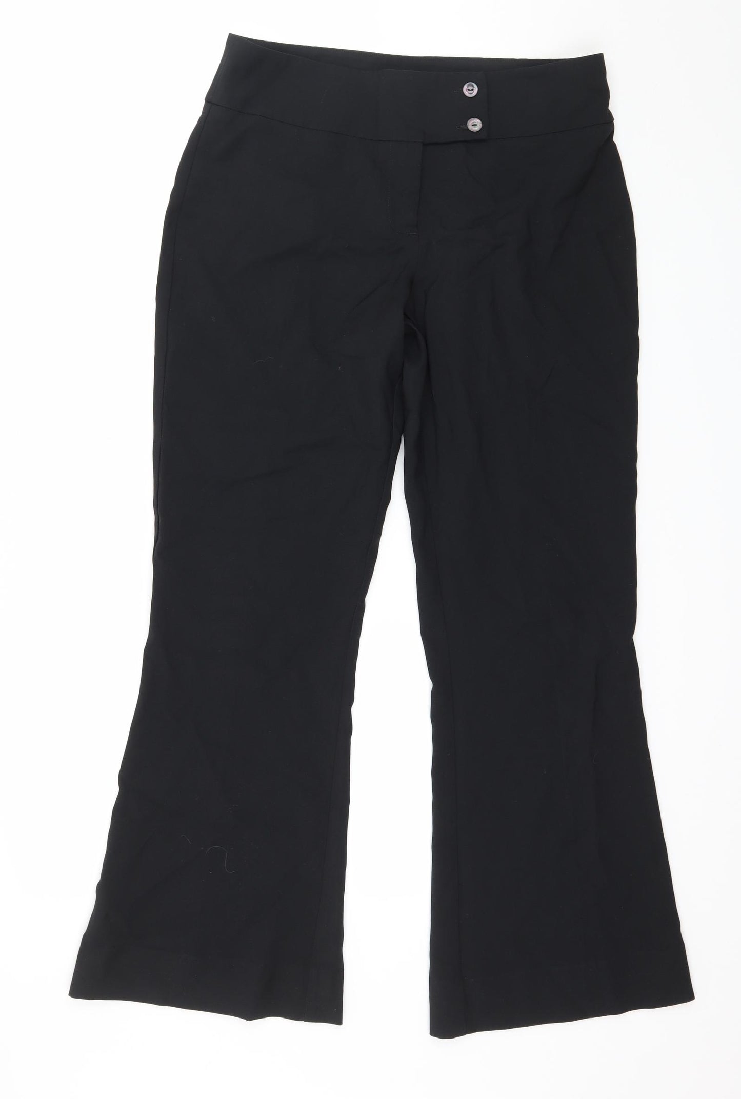 Inline Womens Black   Trousers  Size 10 L28 in