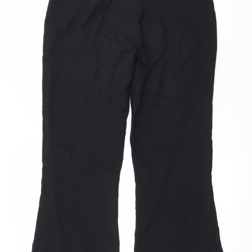 Inline Womens Black   Trousers  Size 10 L28 in