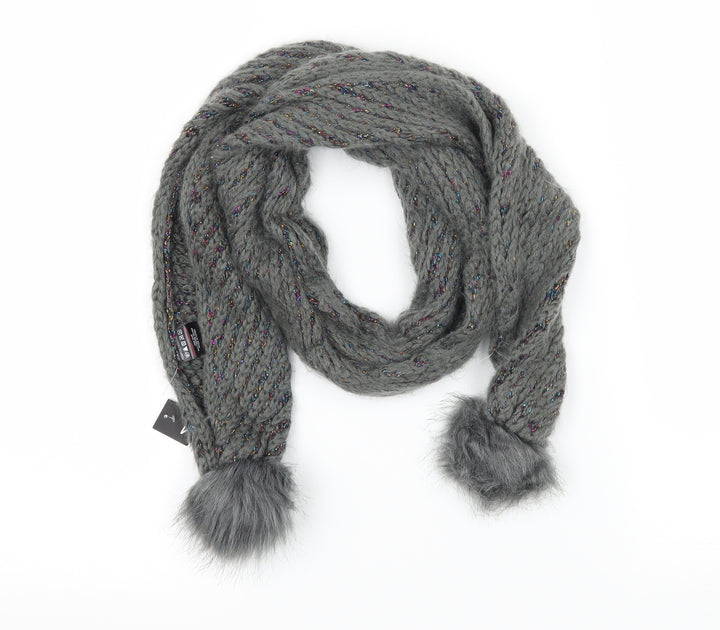 Preworn Womens Grey  Knit  Scarf