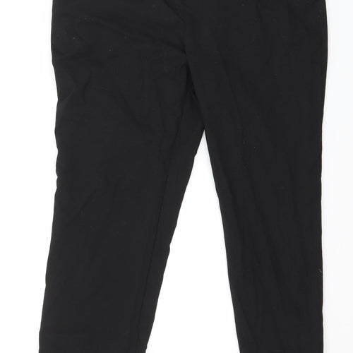 NEXT Womens Black   Trousers  Size 12 L26 in