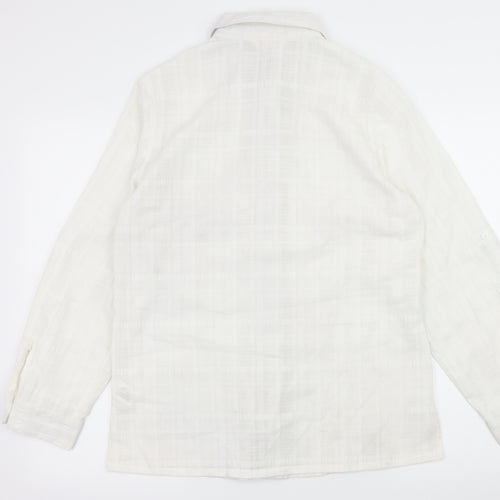 For Women Womens White   Basic Button-Up Size 12