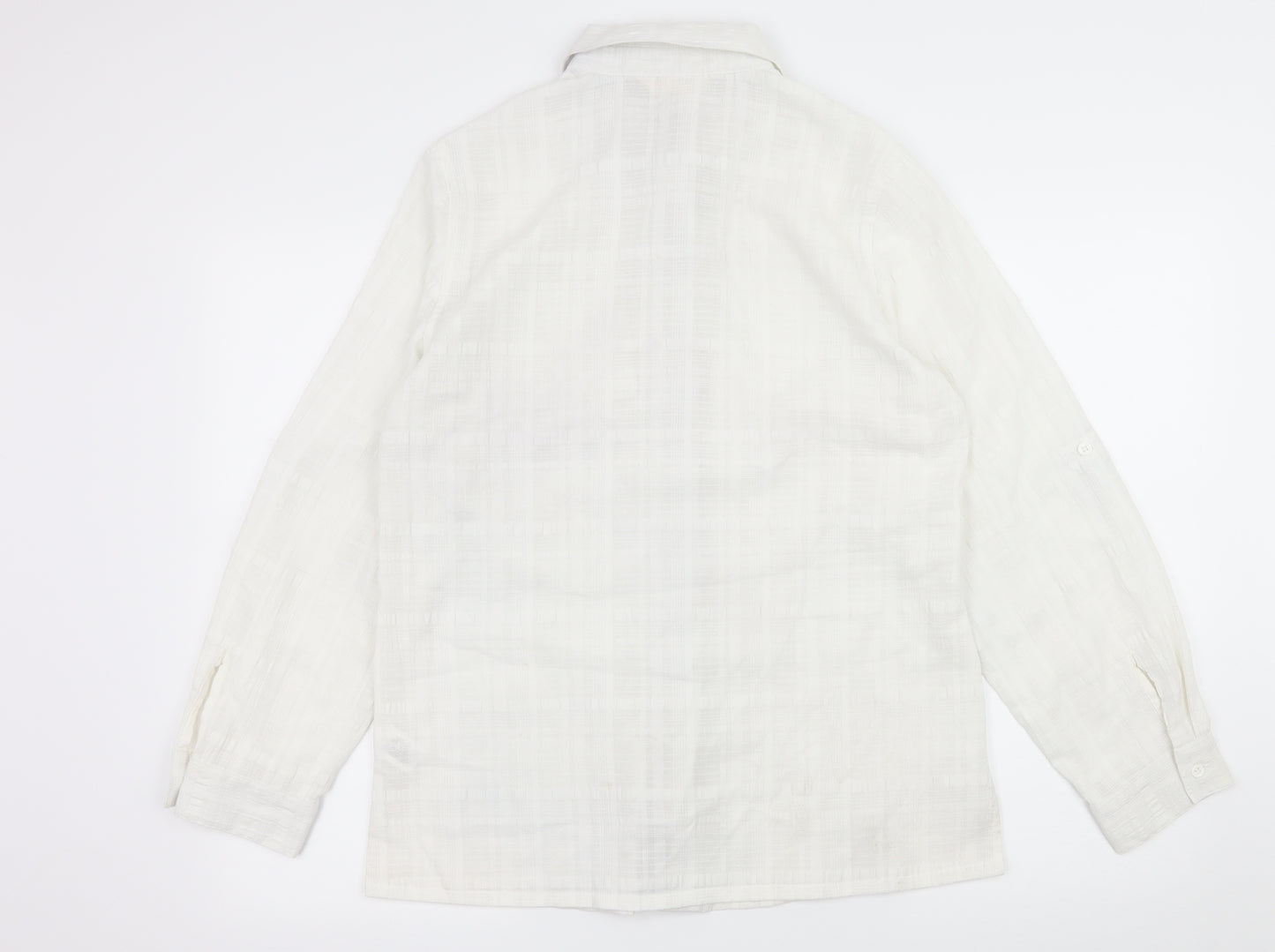 For Women Womens White   Basic Button-Up Size 12