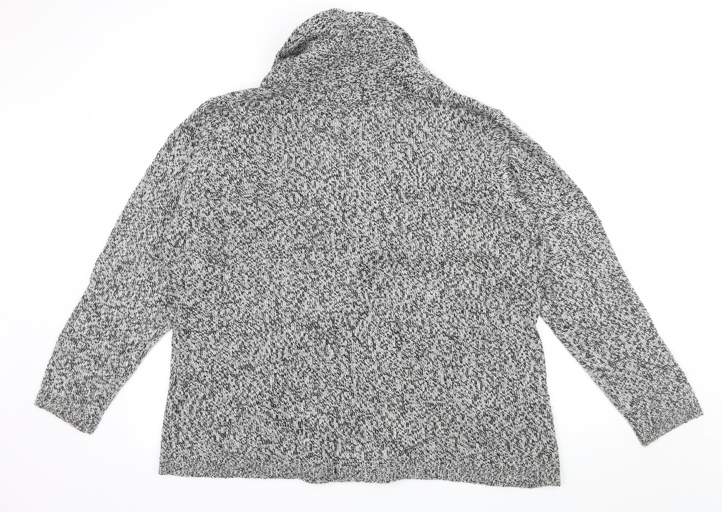 Damart Womens Grey  Knit Cardigan Jumper Size 22