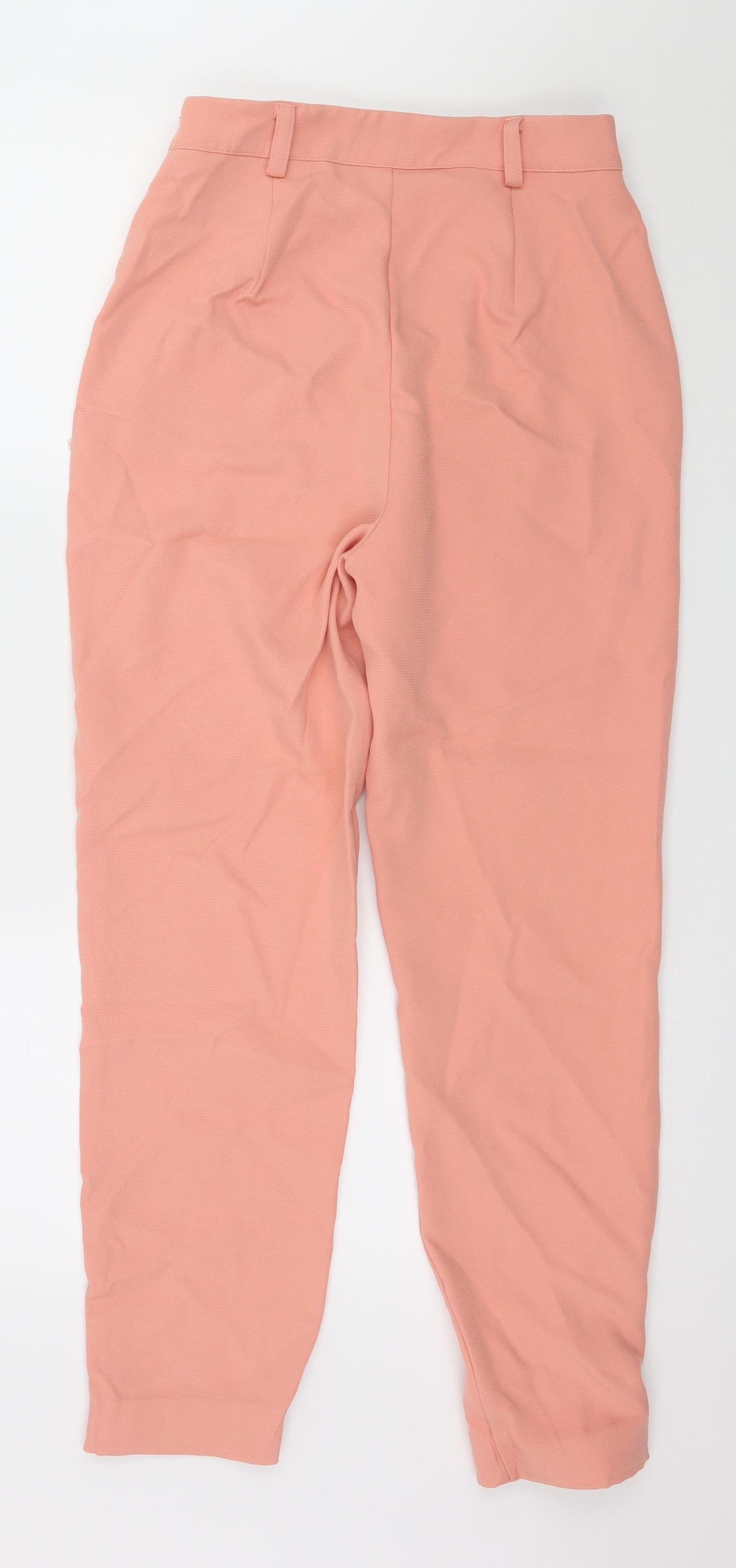 Missguided Womens Orange   Trousers  Size 10 L28 in