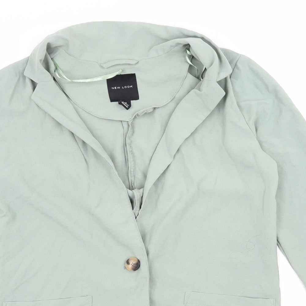 New Look Womens Green   Jacket Blazer Size 6
