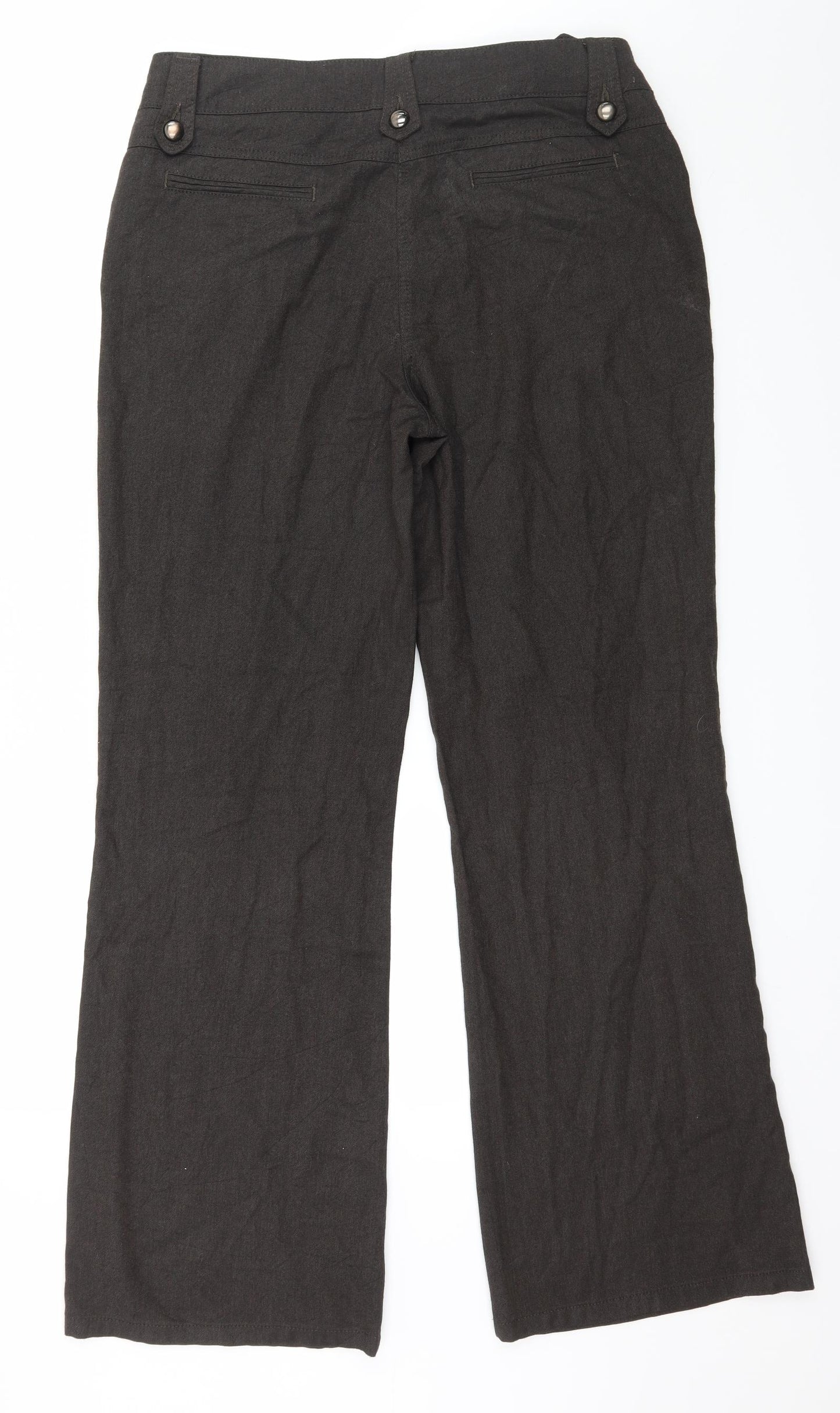 Per Una Womens Brown   Trousers  Size 14 L32 in