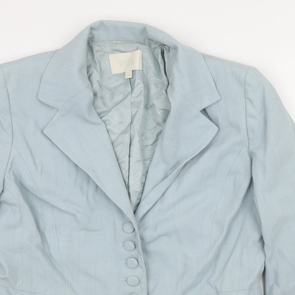 Marks and Spencer Womens Black   Jacket Blazer Size 14