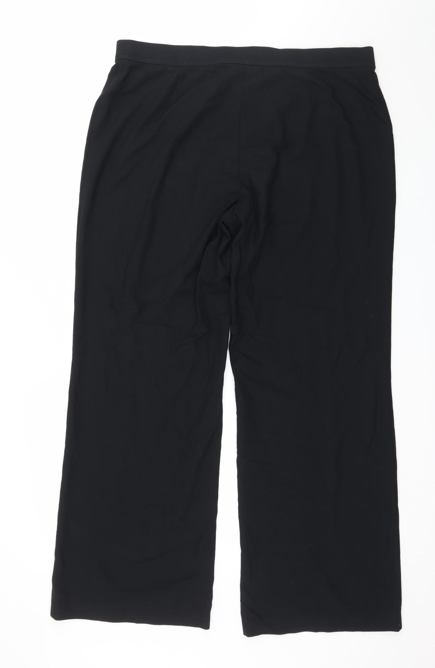 Marks and Spencer Womens Black   Trousers  Size 18 L31 in