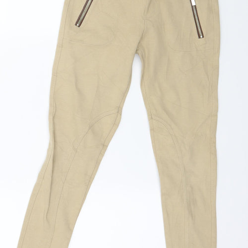 Zara Girls Beige   Jegging Trousers Size 11-12 Years