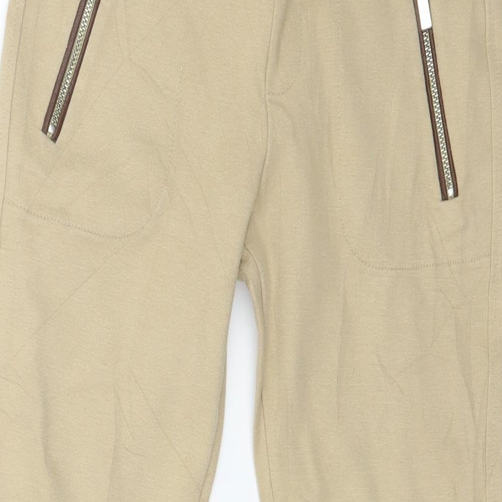 Zara Girls Beige   Jegging Trousers Size 11-12 Years