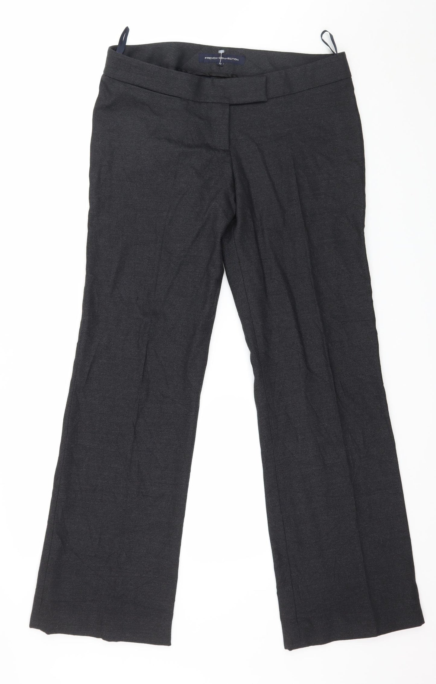 French Connection Womens Grey   Trousers  Size 12 L30 in