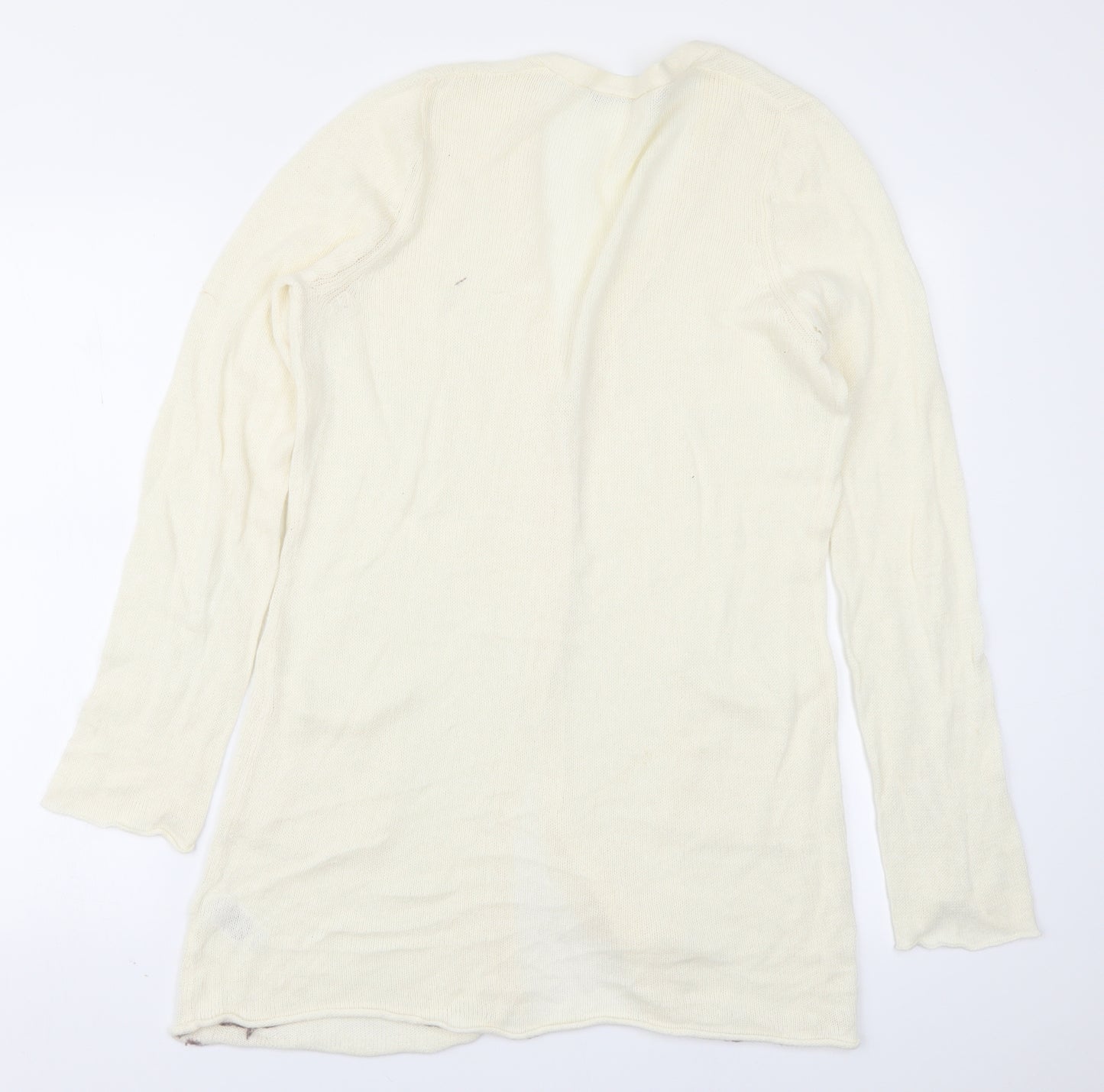essence Womens Ivory   Cardigan Jumper Size 18