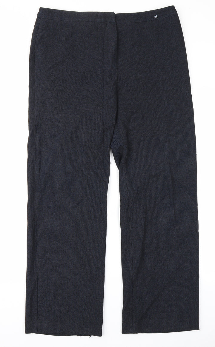 CC Womens Blue Trousers Size 14 L27 in